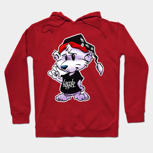 Christmas Rock Cub Hoodie by Biomek